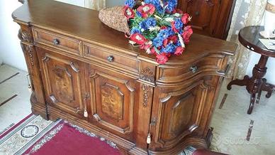 Credenza in noce del 900, inizio Shabby