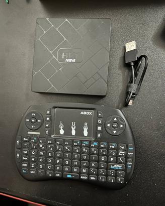 Lettore multimediale Android TV Box 4K HK1 Mini