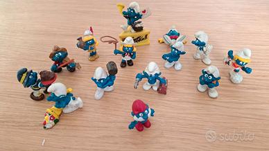 I Puffi - 14 statuette varie