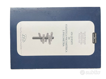 450 quesiti di statistica psicometrica