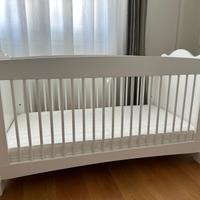 Lettino Pinolino mod. Pino + materasso Italbaby