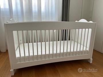 Lettino Pinolino mod. Pino + materasso Italbaby