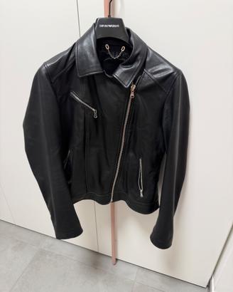 Giacca chiodo in vera pelle tgM donna