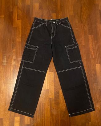 Pantaloni cargo neri H&M Divided -  Taglia 42 