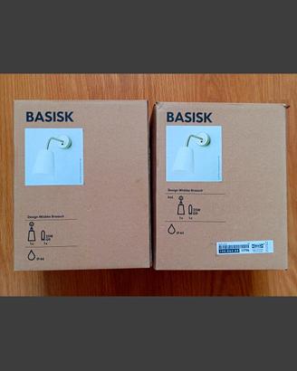 💡 Coppia Lampade Parete IKEA BASISK (Design Wiebk