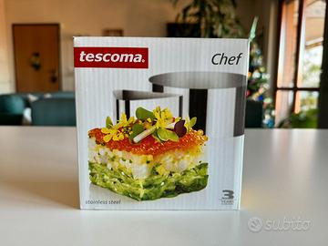 Set coppapasta stampini in acciaio inox Tescoma