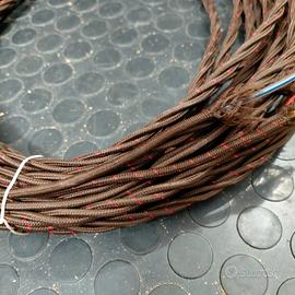 20 metri cavo tessile 3x1 NUOVO