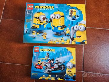 Lotto Lego 75551 e 75549 MINIONS MISB