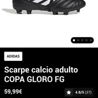 Scarpe calcio adidas cuoio