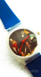 Orologio firmato Emilio Tadini per SNAI