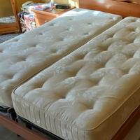 2 materassi singoli + 2 reti Eminflex a doghe