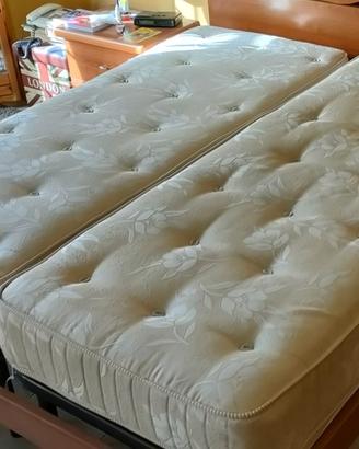 2 materassi singoli + 2 reti Eminflex a doghe