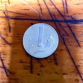 MONETA 1 Lira Cornucopia 1970 FIOR DI CONIO