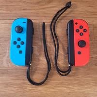 nintendo switch joycon neon rosso blu