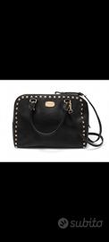 Borsa nera Michael Kors Cindy Nera Borchie Oro