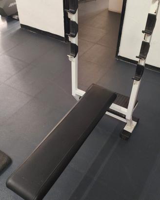 Panca piana Panatta Sport con Appoggi