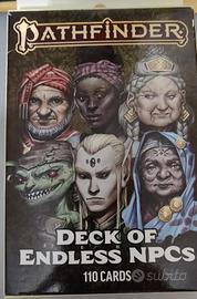 Pathfinder - Deck of Endless NPCS- GDR- NUOVO