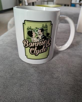 Tazza in ceramica Bonnie e Clyde