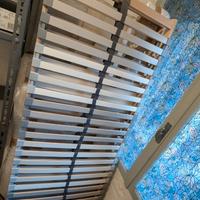 Letto 1 piazza e mezza IKEA con doghe e materasso