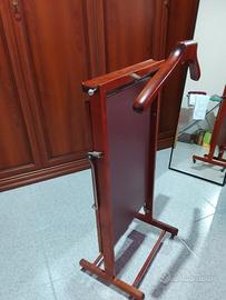 Servo muto Reguitti in legno vintage con ruote  e