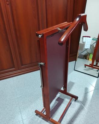 Servo muto Reguitti in legno vintage con ruote  e