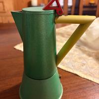 Caffettiera Moka verde 1980 ACCADEMIA LAGOSTINA