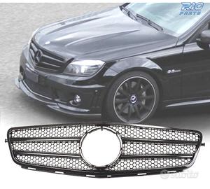 GRIGLIA MERCEDES W204 07-11 LOOK AMG NERO LUCIDO