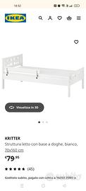 lettino Ikea kritter e materasso underlig