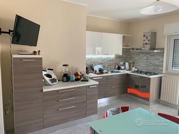 Cucina ARAN  colore Olmo e Bianco