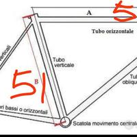 Bici da corsa Blue bike in carbonio