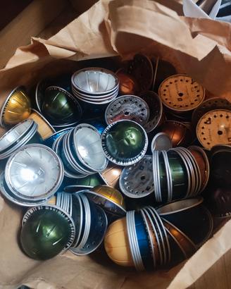 cialde usate Nespresso Vertuo 