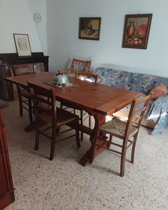 tavolo rustico allungabile 