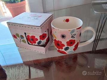 Tazza Mug Porcellana "Autumn Falls" NUOVA microond