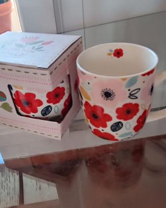 Tazza Mug Porcellana "Autumn Falls" NUOVA microond