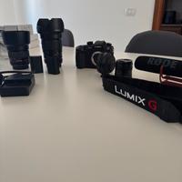 Gh5+ottiche+speedbooster ef-m43+accessori