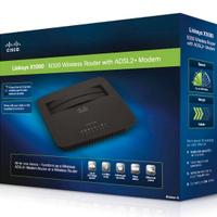 Linksys x1000 WIRELESS-N ADSL2+ MOD/ROUTER 300MBS