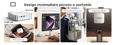 Acemagic K1 Mini PC, Intel Core i5 12600H , 16 GB