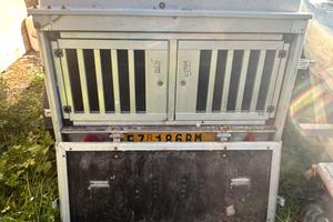 Carrello appendice trasporto cani