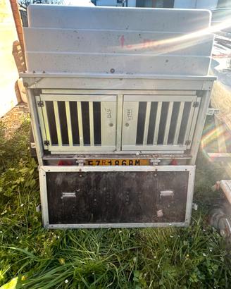 Carrello appendice trasporto cani