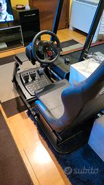 Simulatore postazione e volante logitech g 29