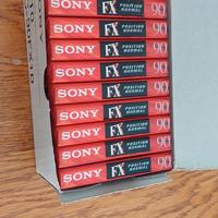 10 audiocassette Sony FX 90 ( € 2,50 ciascuna) 