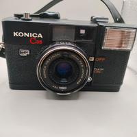 Konica C 35 EF C35 C-35 Compact Camera with Hexano