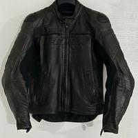 Giacca moto in pelle Dainese traforata taglia 48