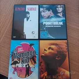 4 DVD di film iconici (Scarface, Point Break...)