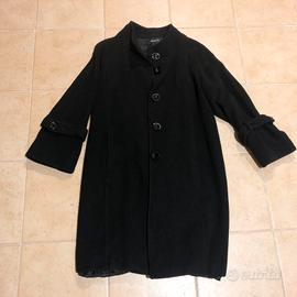 Cappotto nero Elena Mirò in lana e cachemire