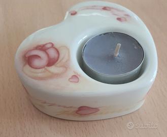 Portacandela cuore THUN ceramica perfetto