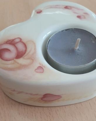 Portacandela cuore THUN ceramica perfetto