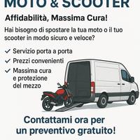 Trasporto moto e scooter Sicilia
