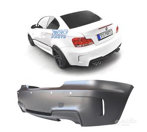 PARAURTI POSTERIORE BMW E82 E88 07-13 LOOK 1M PDC
