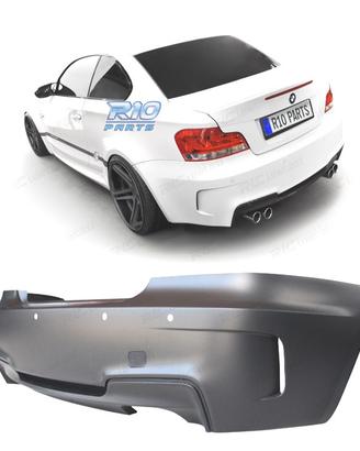 PARAURTI POSTERIORE BMW E82 E88 07-13 LOOK 1M PDC